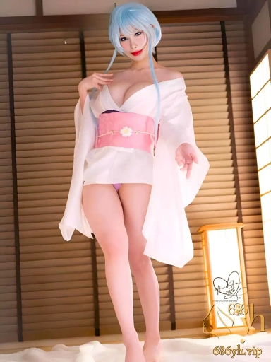知名巨乳御姐coser 雨波HaneAme 最新COS 地狱老师 雪女 白嫩大奶纯欲诱惑极致 3