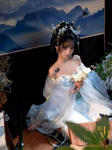 极品萝莉福利姬【花音栗子】古风大尺度写真《苍梧谣》 1