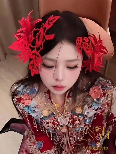 抖音百万网红小樱suny大尺度私拍 清纯女神穿红色嫁衣搔首弄姿诱惑挑逗 3